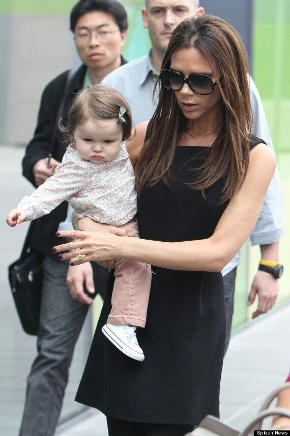 Victoria Beckham Takes Daughter Harper Seven Shopping In Beijing ...