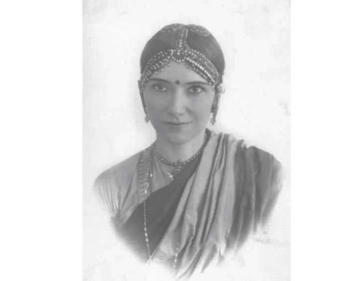 Ragini Devi in Bangalore, circa 1933. 
