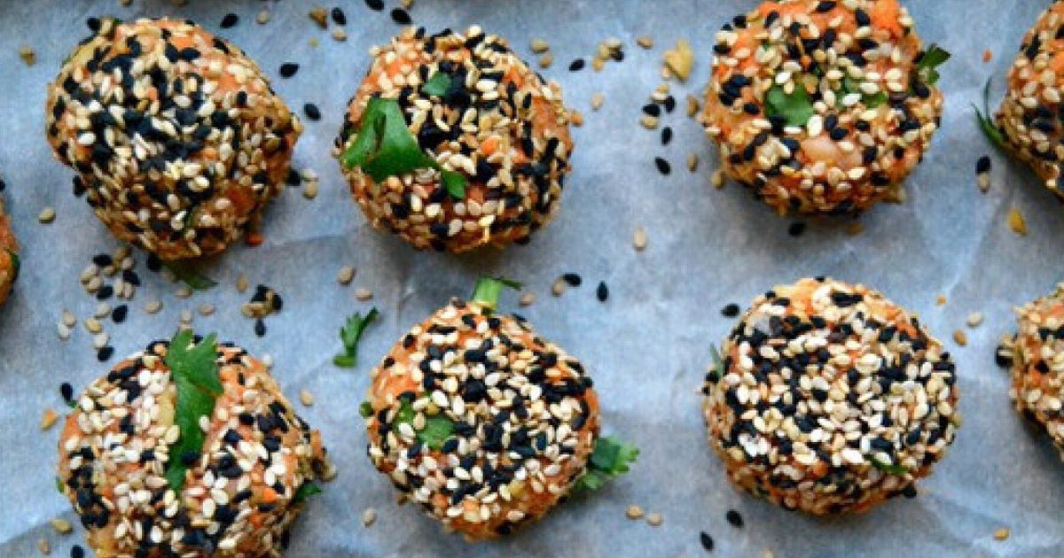 Carrot Falafel With Sesame Seeds | HuffPost UK Life