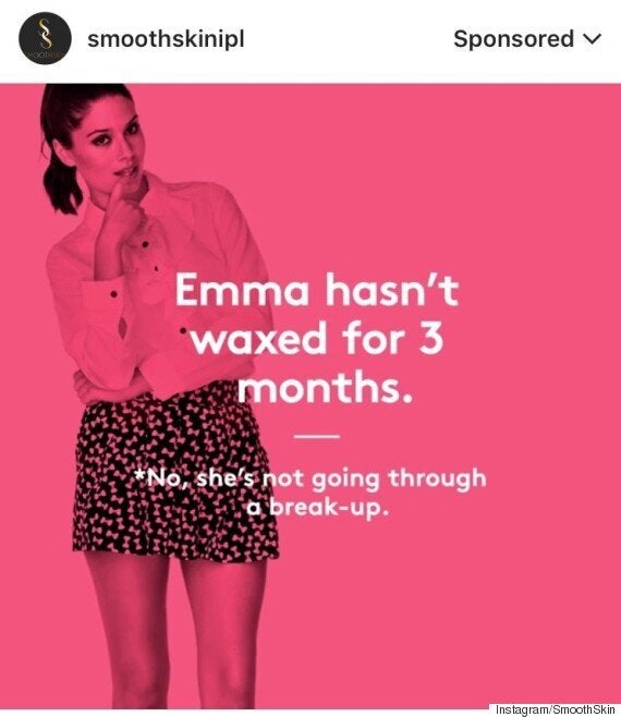 These Sponsored Hair Removal Ads Have No Place On Instagram HuffPost UK