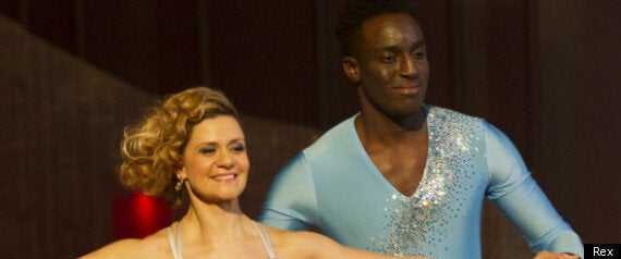 Dancing On Ice: Andy Akinwolere Sent Home After Losing Out To Heidi Range