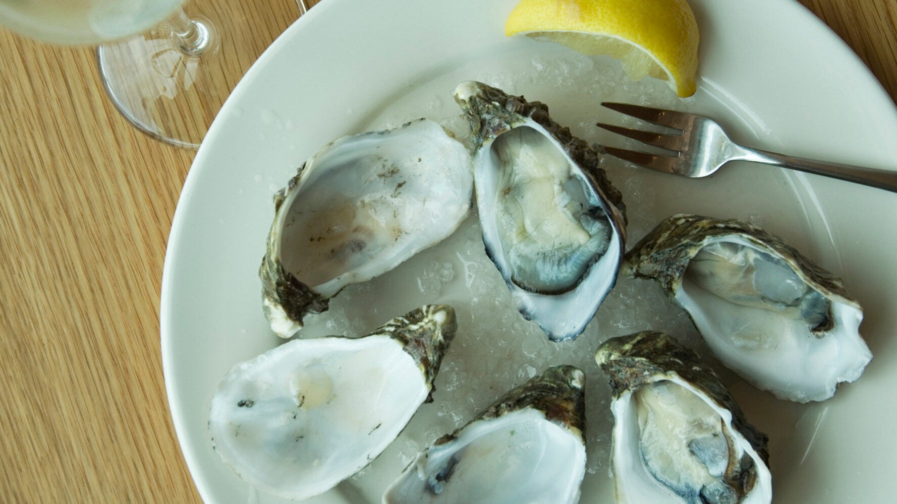 Poached Jersey Oysters With Oyster Velouté Recipe Steve Smith Michelin Star Bohemia HuffPost