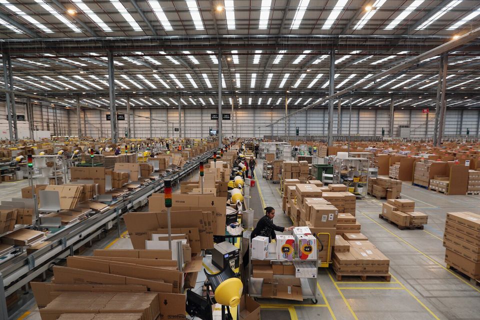 Online Retailers Amazon Prepare For Cyber Monday