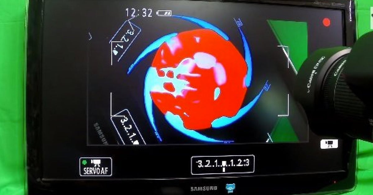 Camera Feedback Loop Effect Creates Portal Into The Depths Of Time