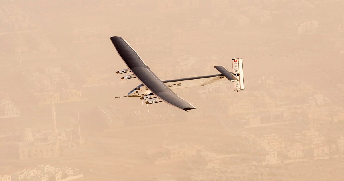 Solar Powered Plane Begins Epic Round-The-World Journey | HuffPost UK Tech