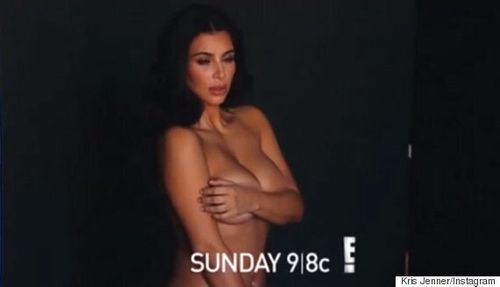 Kim Kardashian Pregnant Naked - Kim Kardashian Naked: 'Keeping Up With The Kardashians' Star Goes Nude  (Again) In Trailer For New Series (PICS) | HuffPost UK Entertainment