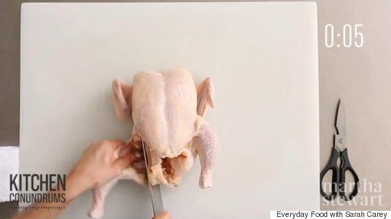 How To Cut A Whole Chicken Into 8 Pieces In Under One Minute Huffpost Uk Life