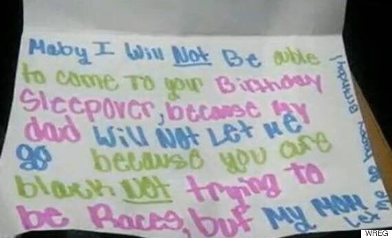 I Can T Go To Your Birthday Party Because You Re Black Girl 10 Receives Shocking Rsvp From Classmate Huffpost Uk Parents