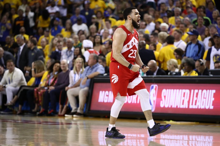 Fred VanVleet remembering that he forgot to pick up diapers.