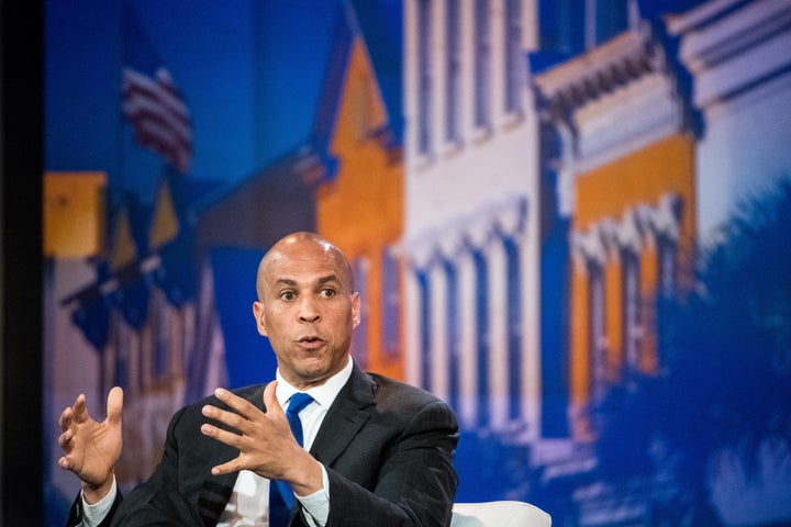Sen. Cory Booker (D-N.J.) spoke about his "baby bonds" program during Saturday's forum.