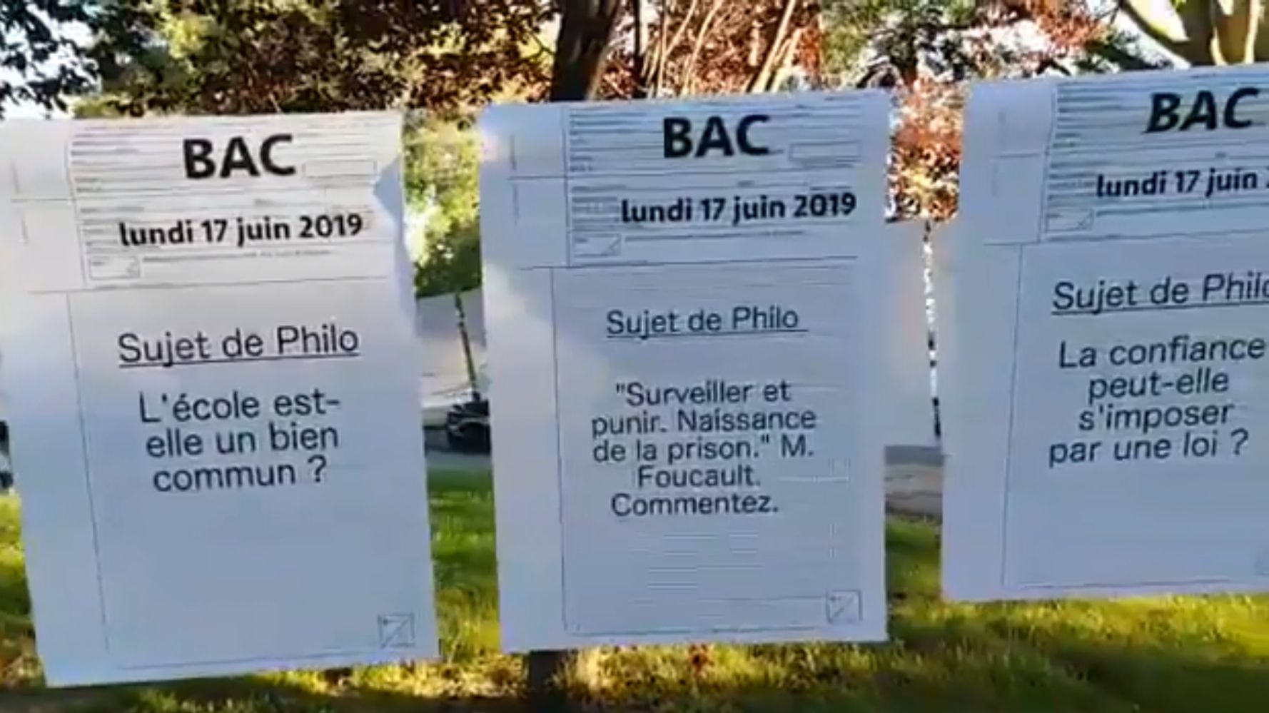 Bac 2019 Ces Professeurs En Greve Affichent De Faux Sujets De Philosophie Le Huffington Post Life