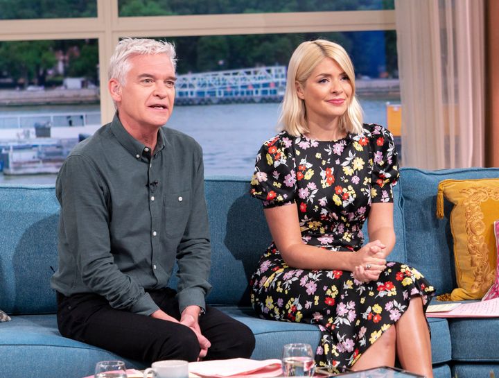 Phillip Schofield and Holly Willoughby present This Morning together