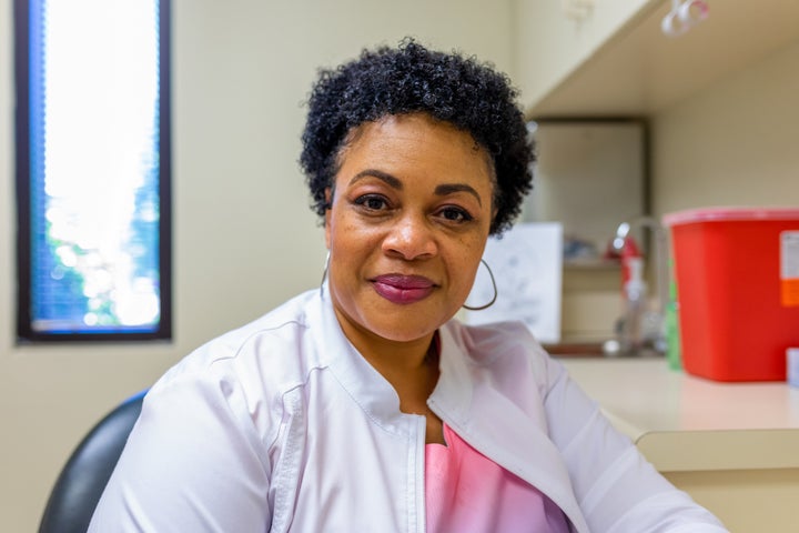 Nurse LaShonda Pinchon of the Alabama Women’s Center.