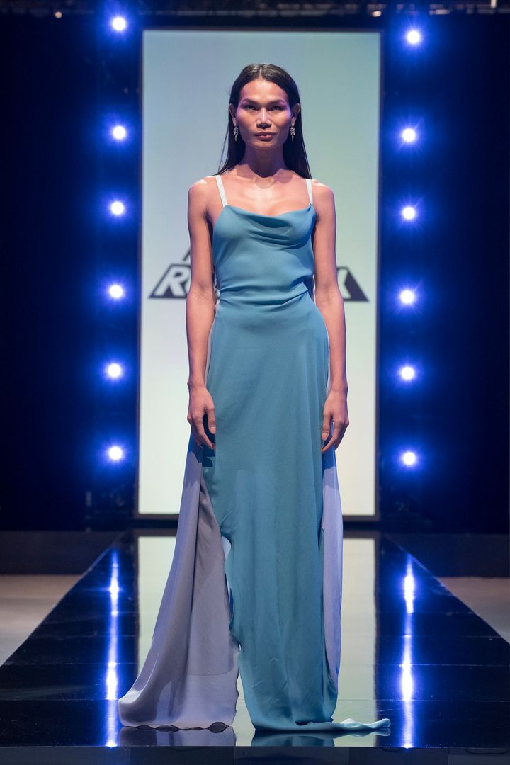 Model Mimi Tao, the first transgender model to be featured on "Project Runway." 