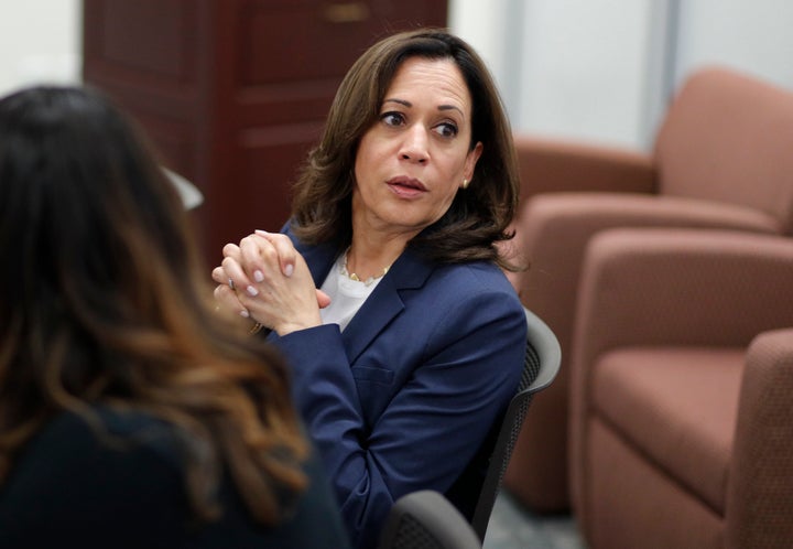 Dating from her time as San Francisco district attorney, Kamala Harris kept discussions about immigration at arm’s leng