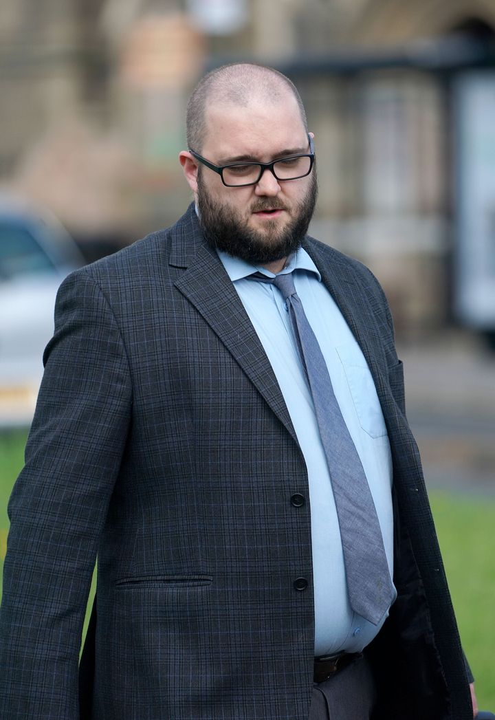 Paul Crowther arriving at North Tyneside Magistrates' Court in North Shields on Tuesday