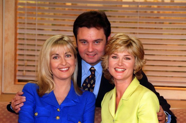Fiona, Eamonn and Anthea in the '90s (Anthea's latest statements do not relate to these two colleagues) 