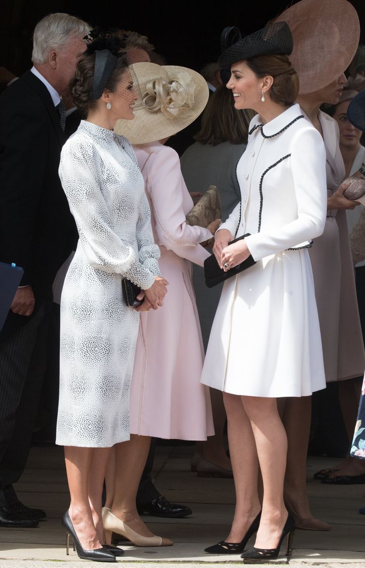 Letizia d’Espagne et Kate Middleton.