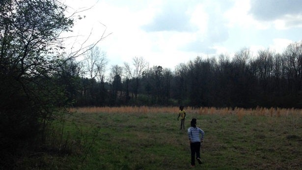 <p>Karama Neal’s daughter and cousin play on 160 acres of family land in Arkansas that was purchased in 1888 by their great-great-great-grandfather, a former slave. Provisions in the 2018 farm bill and new laws passed in 13 states since 2011 will help owners of heirs property retain their land.</p>