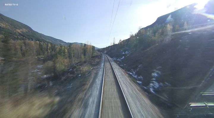 "Slow TV: Train Ride Bergen to Oslo" on Netflix.
