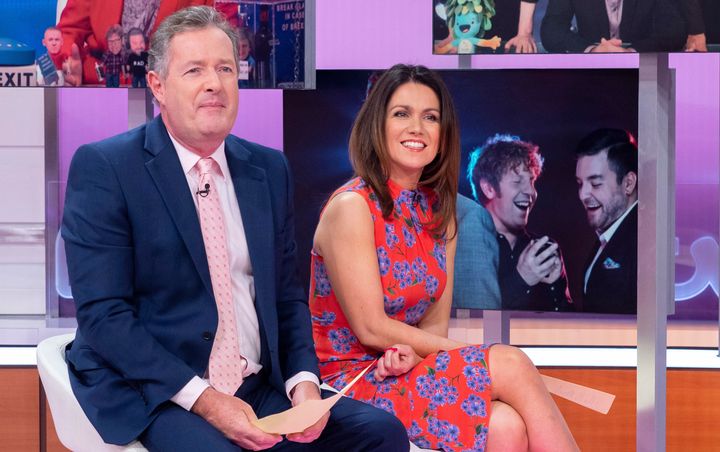Piers Morgan brought up his beef with Adam Hills live on Good Morning Britain