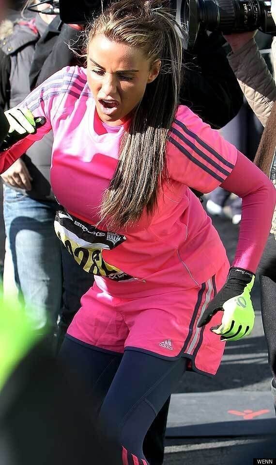 Katie Price In Agony As Her Knees Give Out During Half Marathon