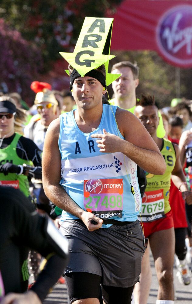 Arg completes the London Marathon