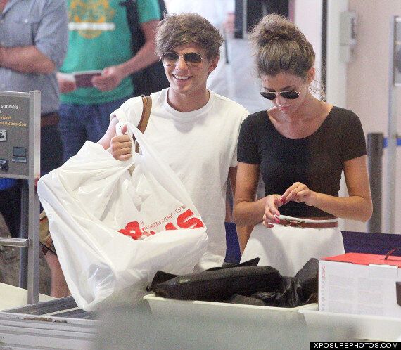 Louis Tomlinson and girlfriend Eleanor Calder look stylish as they