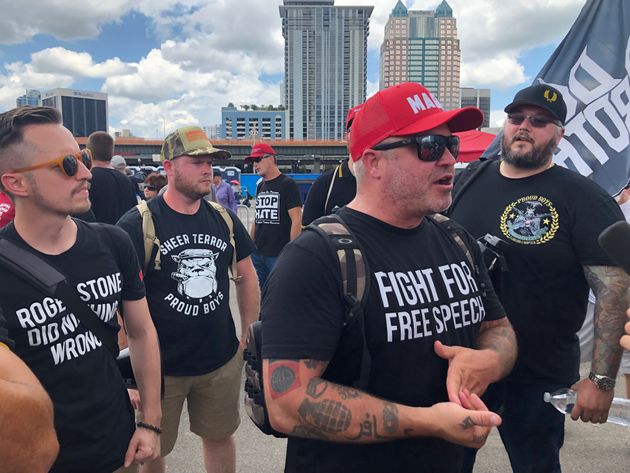 Trump’s 2020 Campaign Kickoff Attracted Extremists To A City That Hates