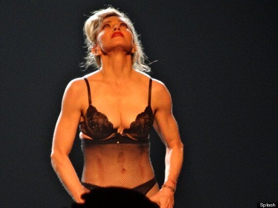 Madonna's Huge Nip Slip — Loses Bra At MDNA Concert