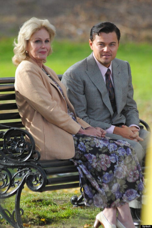 Joanna Lumley Wolf Of Wall Street Leonardo Dicaprio And Joanna Lumley