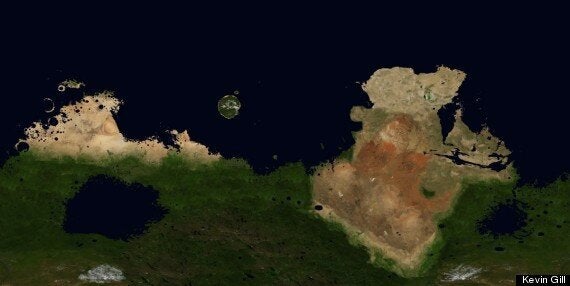 Living Mars: Kevin Gill's Concept Images Show Red Planet Teeming With