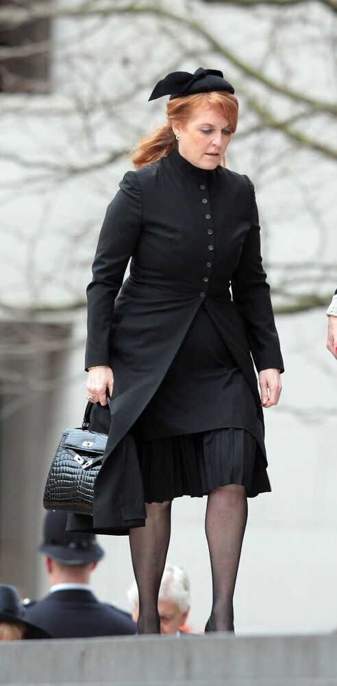 Baroness Thatcher - Funeral Sightings In London - April 17, 2013