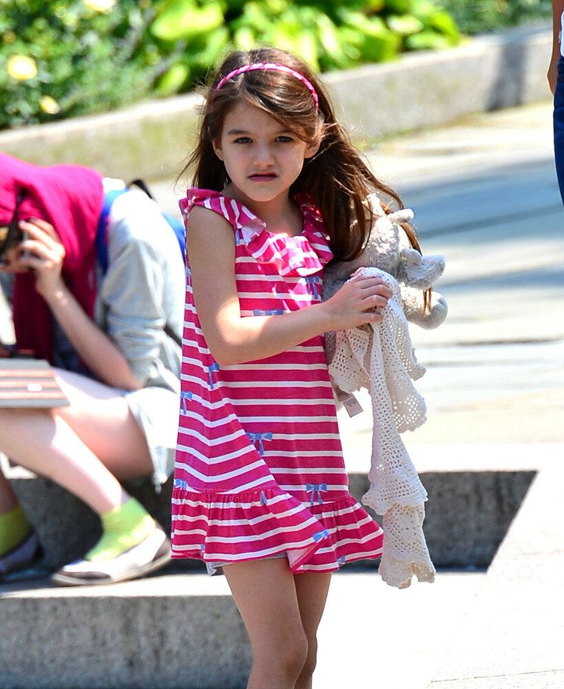 Katie Holmes and Suri Cruise Sighting In New York City - July 11, 2012