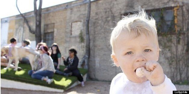 The breast milk flavoured lollipops are 'quite possibly the most inherently satisfying flavour of all time', says Lollyphile owner Jason Darling