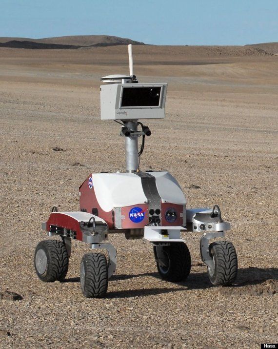 space rover on earth
