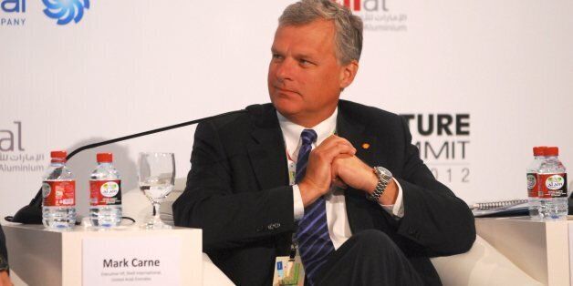 UNITED ARAB EMIRATES, ABU DHABI - JANUARY 17, Mark Carne Executive VP of Shell International, UAE during the 2012 World Future Energy Summit - Day Two held at the Abu Dhabi National Exhibition Centre on January 17, 2012 in Abu Dhabi, United Arab Emirates. The World Future Energy Summit annual four-day event draws major players in the renewable energy world and provides a showcase for the latest developments in clean energy technologies. (Photo by Sean Blake/Gallo Images/Getty Images)