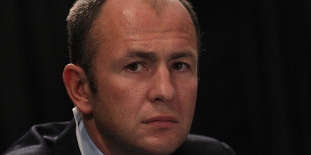 BRUSSELS, BELGIUM - DECEMBER 7: Russian businessman and billionaire Andrey Melnichenko attends a business forum at the the EU-Russia Summit on December 7, 2010 in Brussels, Belgium. Medvedev has arrived in Belgium on a two-day visit. (Photo by Sasha Mordovets/Getty Images)