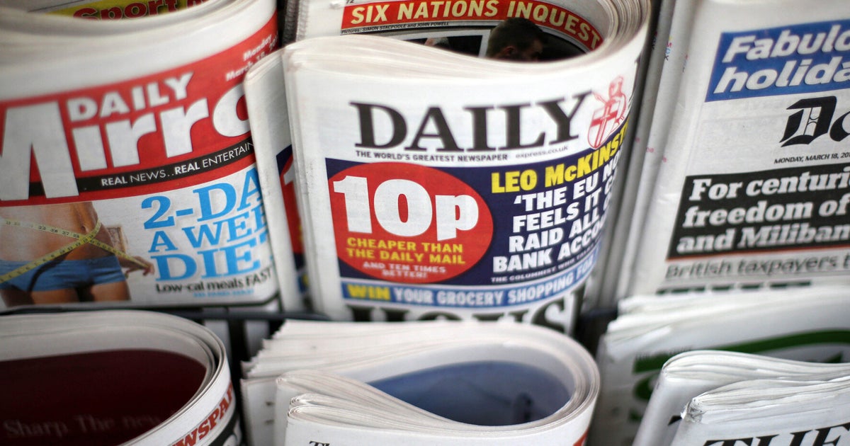 Proposals For Royal Charter On Press Regulation Criticised By Newspaper