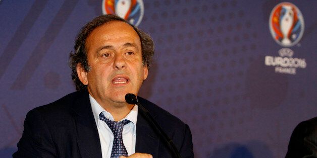 MARSEILLE, FRANCE - OCTOBER 17: UEFA president Michel Platini during the EURO 2016 Steering Committee Meeting, on October 17, 2013 in Marseille, France. (Photo by Christophe Pallot/Agence Zoom/Getty Images)