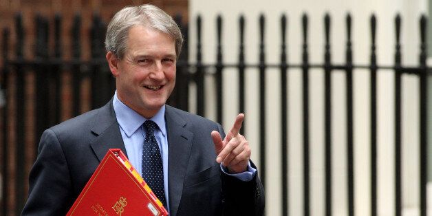 LONDON, ENGLAND - OCTOBER 18: Northern Ireland Secretary Owen Paterson leaves Downing Street following a Cabinet meeting on October 18, 2010 in London, England. Bosses of 35 of the UK's largest companies have expressed their support for the Government's spending cuts which Chancellor George Osborne will announce in the Comprehensive Spending Review on October 20, 2010. (Photo by Oli Scarff/Getty Images)
