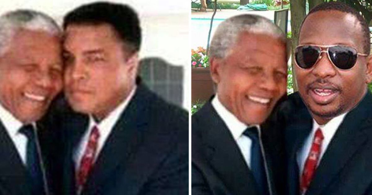 Nelson Mandela Photoshop Fail: Kenyan Senator Replaces Muhammad Ali ...