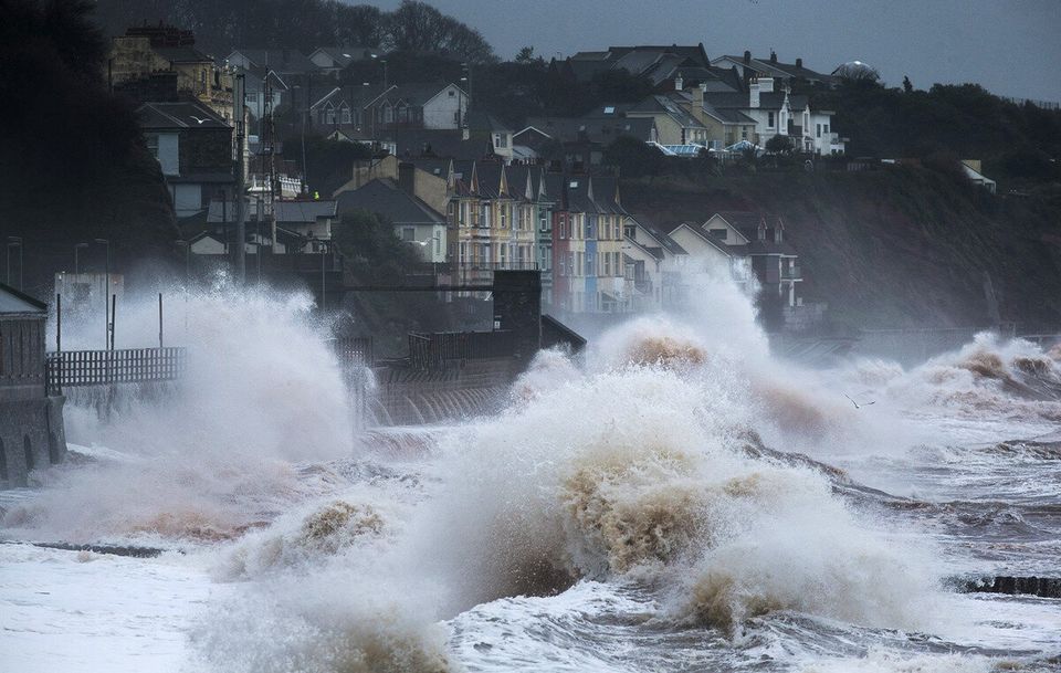 Storms Hit South West Of The UK