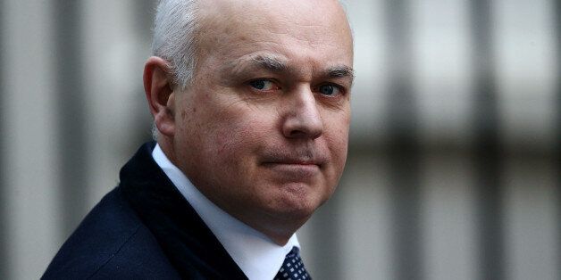 LONDON, ENGLAND - FEBRUARY 04: Iain Duncan-Smith, Secretary of State for Work and Pensions arrives on Downing Street ahead of the weekly cabinet meeting on February 4, 2014 in London, England. (Photo by Dan Kitwood/Getty Images)