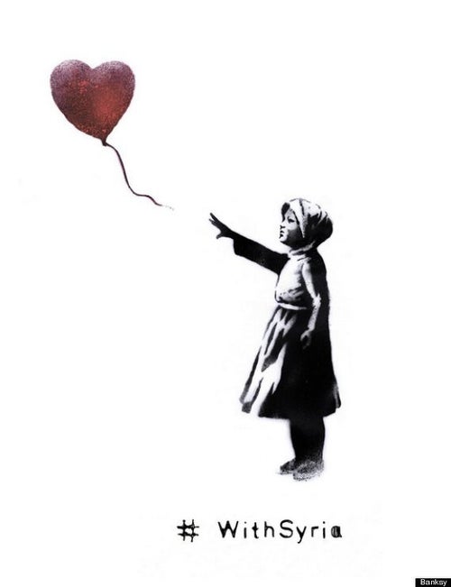 BANKSY Girl with Balloon PINK WCP特別版 COA “Girl With