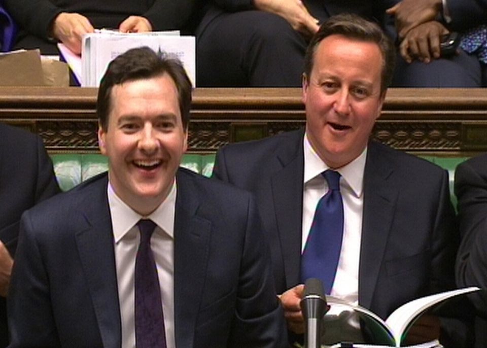 1. David Cameron and George Osborne
