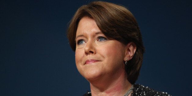 Maria Miller, Secretary of State for Culture, Media and Sport, delivers her speech to delegates on the last day of the Conservative party conference, in the International Convention Centre on October 10, 2012 in Birmingham, England. In his speech to close the annual, four-day Conservative party conference, Prime Minister David Cameron stated 'I'm not here to defend priviledge, I'm here to spread it'. (Photo by Oli Scarff/Getty Images)