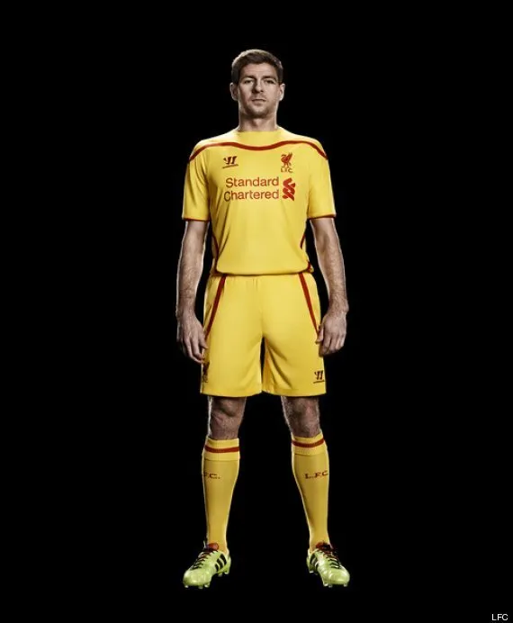 2014/15 WARRIOR LIVERPOOL FC STEVEN GERRARD AWAY JERSEY WSTM404