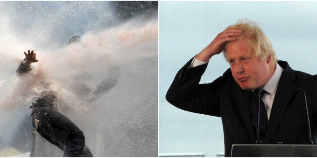 Boris has spent £90,000 of taxpayers' money on the German-built cannons