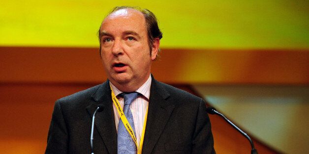 Parliamentary Under Secretary of State for Transport Norman Baker addresses the Lib Dem Annual Conference, at the ICC in Birmingham.